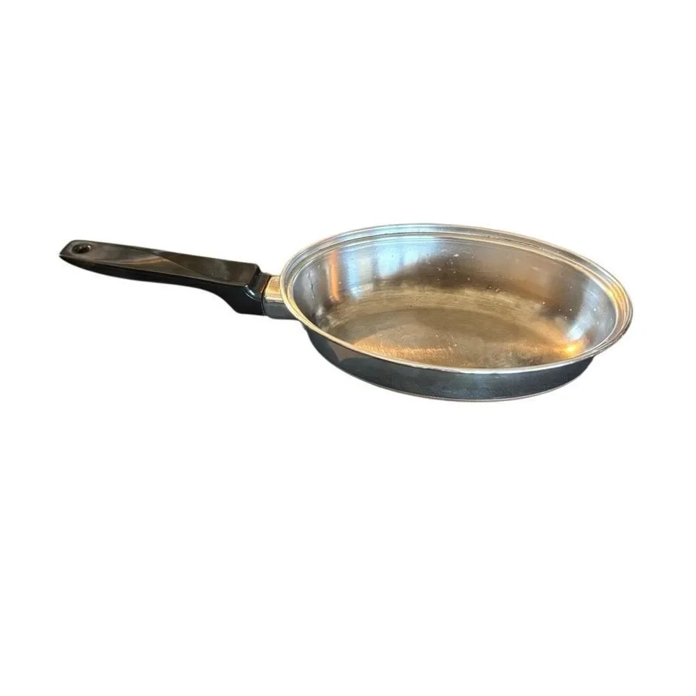 Ekcoware Stainless Steel With Thick Copper Bottom Oval Frying Pan